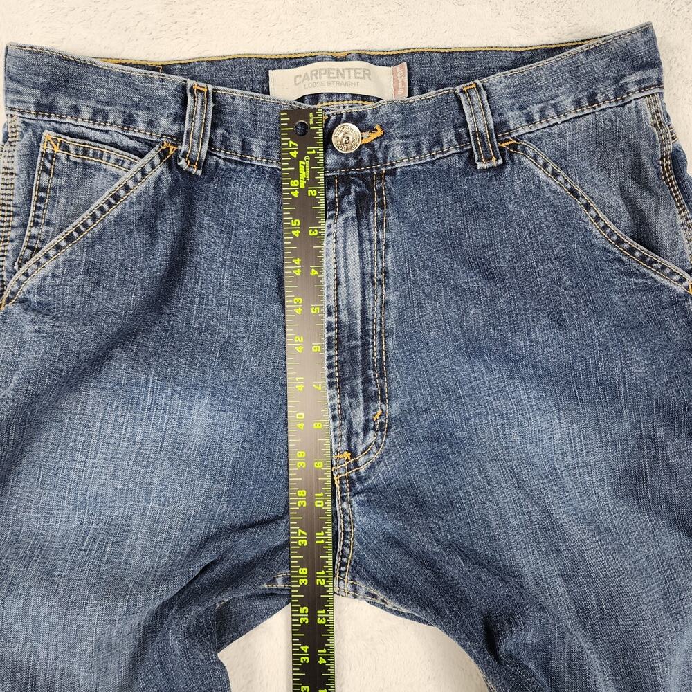 VTG Levis Carpenter Jeans Mens 34x30 Relaxed Loose Straight Baggy Y2K - Picture 5 of 13